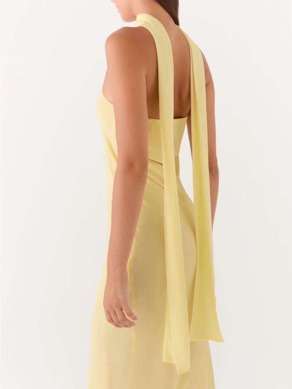 Peppermayo - NEW - “Under the Pagoda” Maxi Dress - Yellow - Neck Scarf - Picture 6 of 6